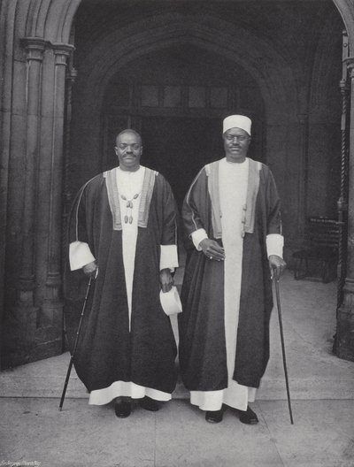 Ugandalı Kaikiro ve Sekreteri by J. Benjamin Stone
